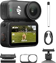 Osmo Nano Standard Combo (64GB) - Small 4K/60fps Vlogging Camera with a 1/1.3″ Sensor, 143° Wide FOV Video, 200-Min Recording, Swift Content Transfer, Magnetic POV Cam 4K for Sports, Vlog